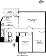 Floorplan area for info only, not for £/sq. ft valuation