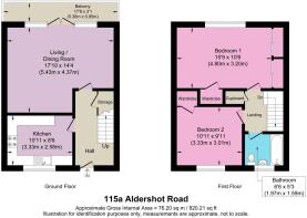 2D Coloured Floorplan