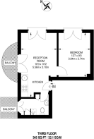 Floorplan area for info only, not for £/sq. ft valuation