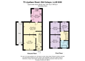 Floor plan - 75 Llysfaen Road, Old Colwyn LL29 9HH