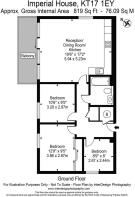 Flat 3, Imperial House, East Street Epsom, KT17 1E