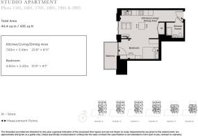 The Acer Apartments Plot F2001 - Floor Plan
