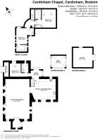 Cardinham Chapel - Floor plan