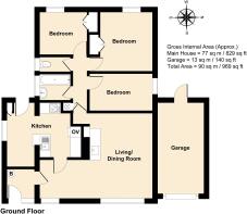 1 Hillwood Close Floorplan