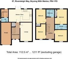 57, Riversleigh Way, Bryning With Warton, PR4 1FD.