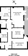 Floorplan area for info only, not for £/sq. ft valuation