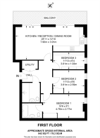 Floorplan area for info only, not for £/sq. ft valuation