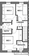 Standard Ellerton First Floorplan