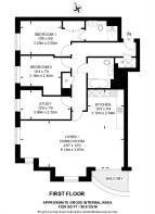 Floorplan area for info only, not for £/sq. ft valuation