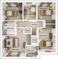 3D - First Floor