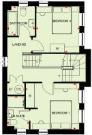 First floor plan of our 4 bed Hesketh home
