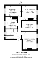 Floorplan area for info only, not for £/sq. ft valuation