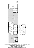 Floorplan area for info only, not for £/sq. ft valuation