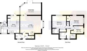 Floorplan - 4 Hutchinson Close, Rustington, BN16 3