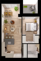1 Bedroom Apartment