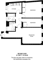Floorplan area for info only, not for £/sq. ft valuation