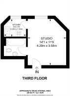 Floorplan area for info only, not for £/sq. ft valuation