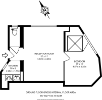 Floorplan area for info only, not for £/sq. ft valuation