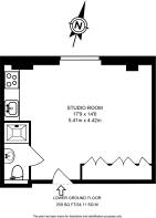 Floorplan area for info only, not for £/sq. ft valuation