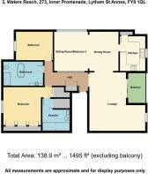 3, Waters Reach, 273, Inner Promenade, Lytham St A