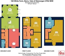 160 White Farm, Barry, Vale of Glamorgan CF62 9EW.