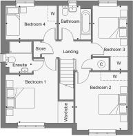 Dandara - Meadow View - The Goodwood, Home 128 floorplan