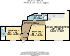 Flat 1 Cowley Court Floorplan