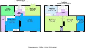 Angram Farmhouse, Angram - all floors.JPG