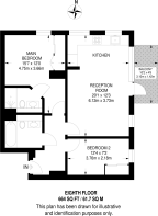 Floorplan area for info only, not for £/sq. ft valuation