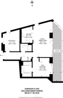 Floorplan area for info only, not for £/sq. ft valuation