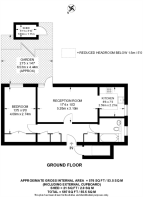 Floorplan area for info only, not for £/sq. ft valuation