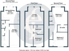 1 Tudor Court, Henley In Arden - all floors