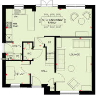 Radleigh ground floor floorplan