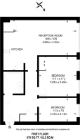 Floorplan area for info only, not for £/sq. ft valuation