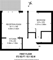 Floorplan area for info only, not for £/sq. ft valuation