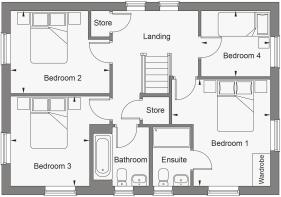 Dandara - Golwg Gwendraeth - The Teifi, Home 4 floorplan