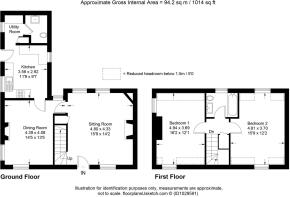 Broomhill Cottage - Floorplan
