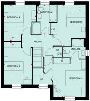 First floor plan for the Thornhill