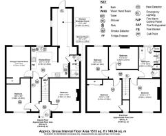 38 Bonsall Street (annotated plan) 6 BED FLOOR PLA