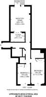 Floorplan area for info only, not for £/sq. ft valuation