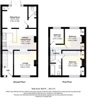 Floorplan - 14, Whitelea Road, Littlehampton, BN17