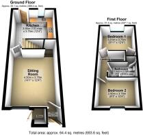 21 Jasmine Grove, Paignton 3d plan