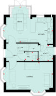 Ground floor of the four bedroom Hertford