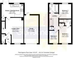 Floorplan - 17 Butts Mead Wick Littlehampton BN17