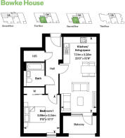 floorplan of flat for sale in winchester