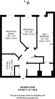 Floorplan area for info only, not for £/sq. ft valuation