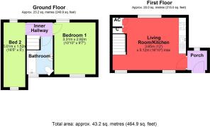 Hobsons Cottage, Fremington - all floors (2).JPG