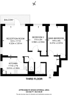 Floorplan area for info only, not for £/sq. ft valuation