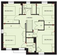 BAR NN Chatteris Gate BH radliegh first floorplan