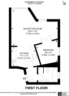 Floorplan area for info only, not for £/sq. ft valuation